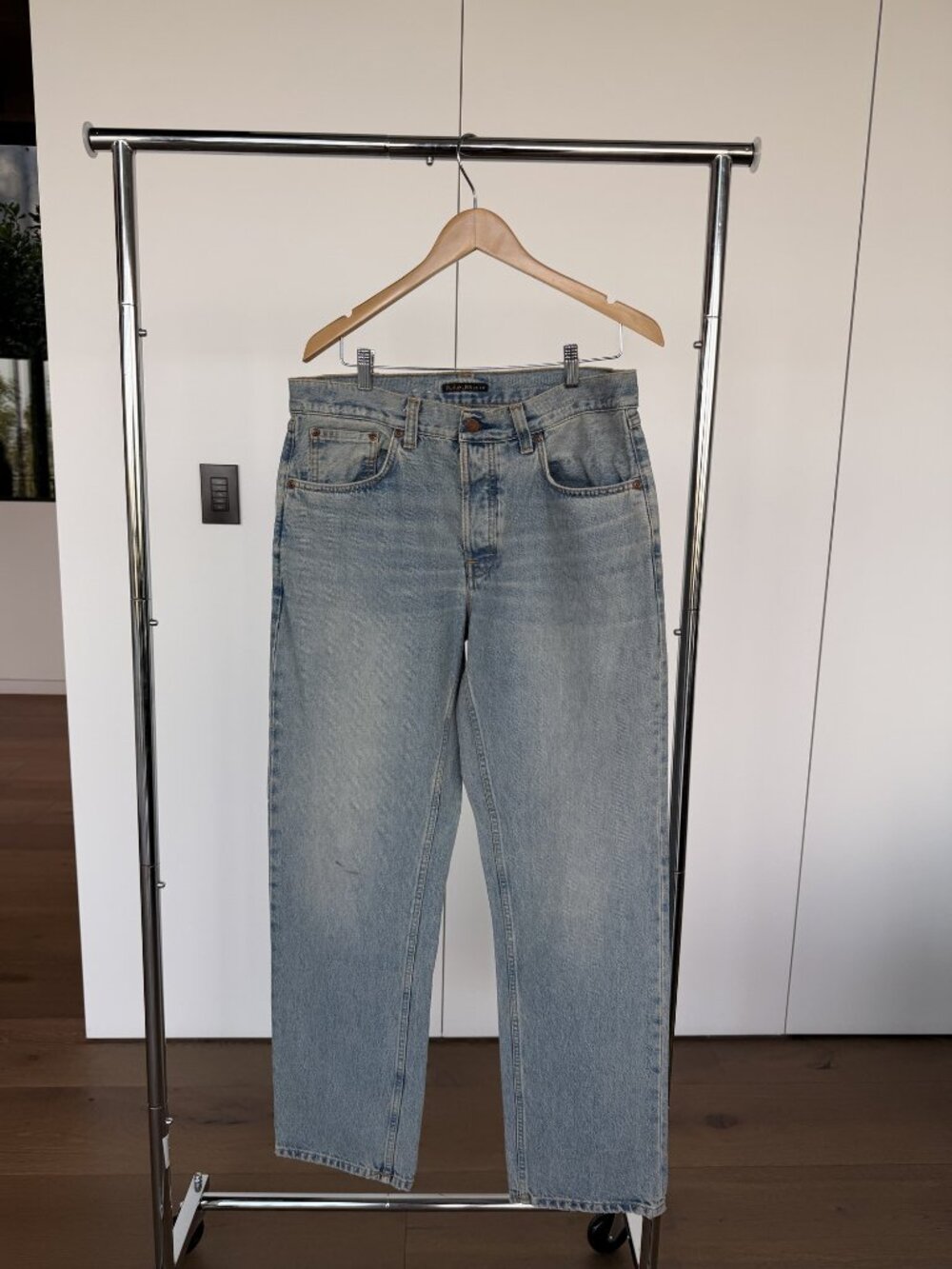 Nudie Jeans Light-Wash Denim Jeans W32 L34